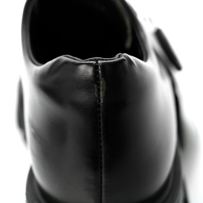 Prada Spazzolato Rois Monolith 55mm Derby Loafers 36.5 Black 10 of 10