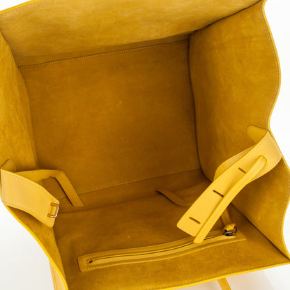 Celine Supple Calfskin Medium Phantom Luggage Sun Yellow 5 of 7