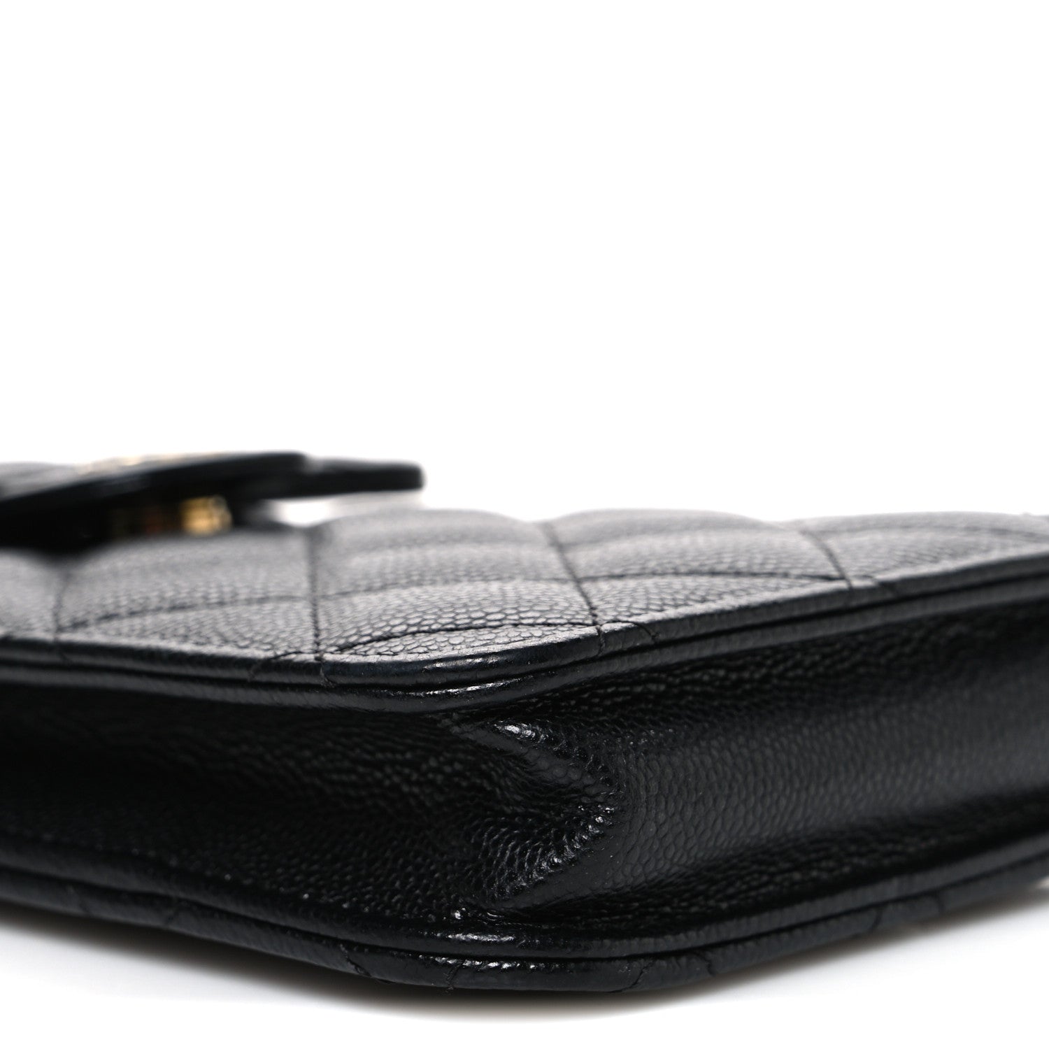 Chanel Caviar Quilted Classic Phone Holder Black 10 of 11