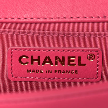 Chanel Calfskin Quilted Medium Boy Flap Pink 5 of 13