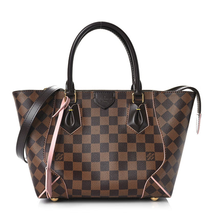 Louis Vuitton Damier Ebene Caissa Tote PM Rose Ballerine 1 of 11