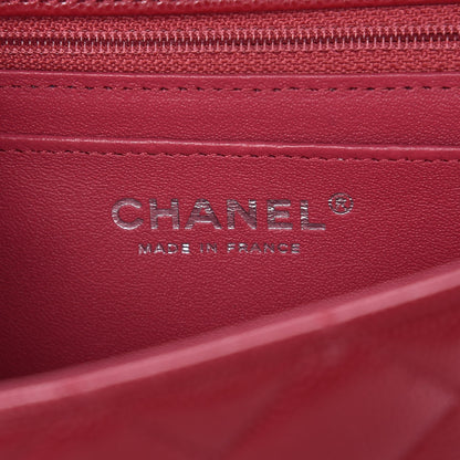 Chanel Caviar Quilted Mini Rectangular Flap Red 6 of 8