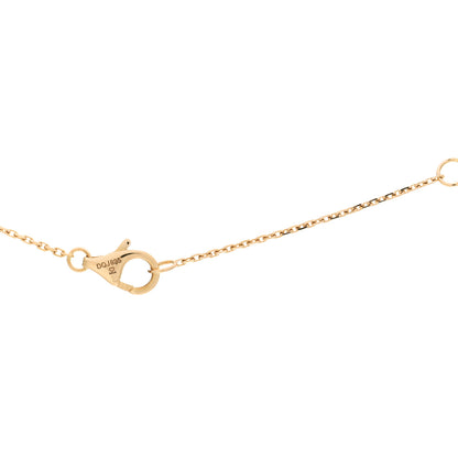 Cartier 18K Yellow Gold Diamond Lapis Lazuli XS Amulette de Cartier Pendant Necklace 4 of 4