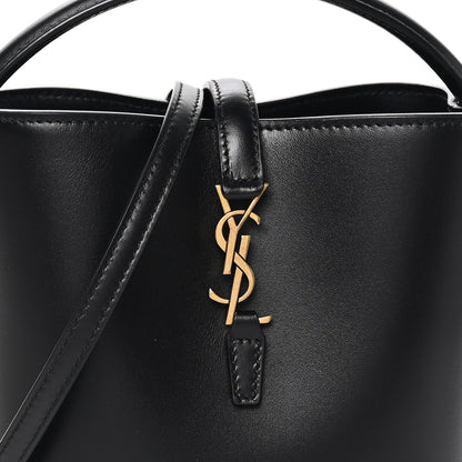Saint Laurent Shiny Calfskin Le 37 Mini Bucket Bag Black 7 of 9