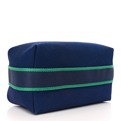 Hermes Canvas Small Bride-A-Brac Pouch Marine 4 of 8