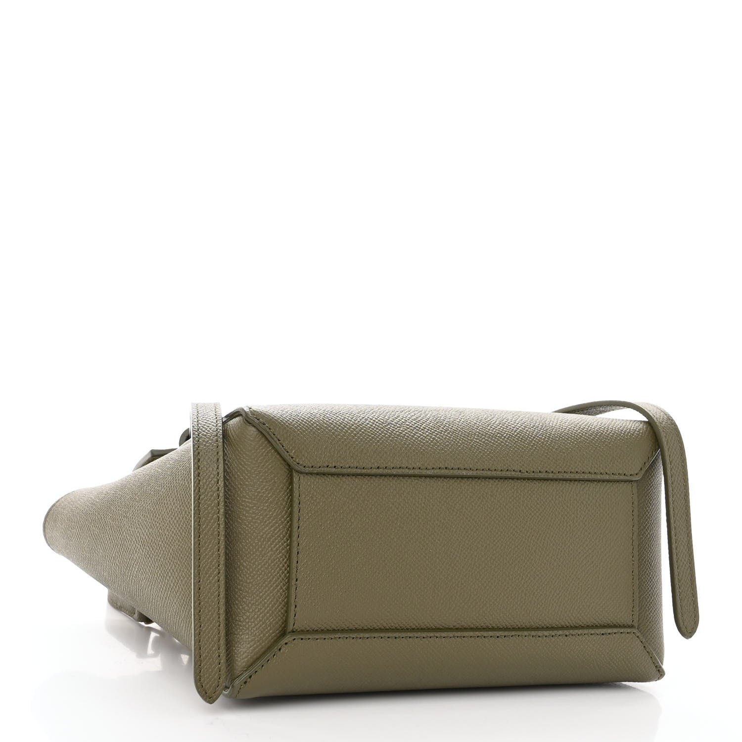Celine Grained Calfskin Nano Belt Bag Army Green 4 of 10