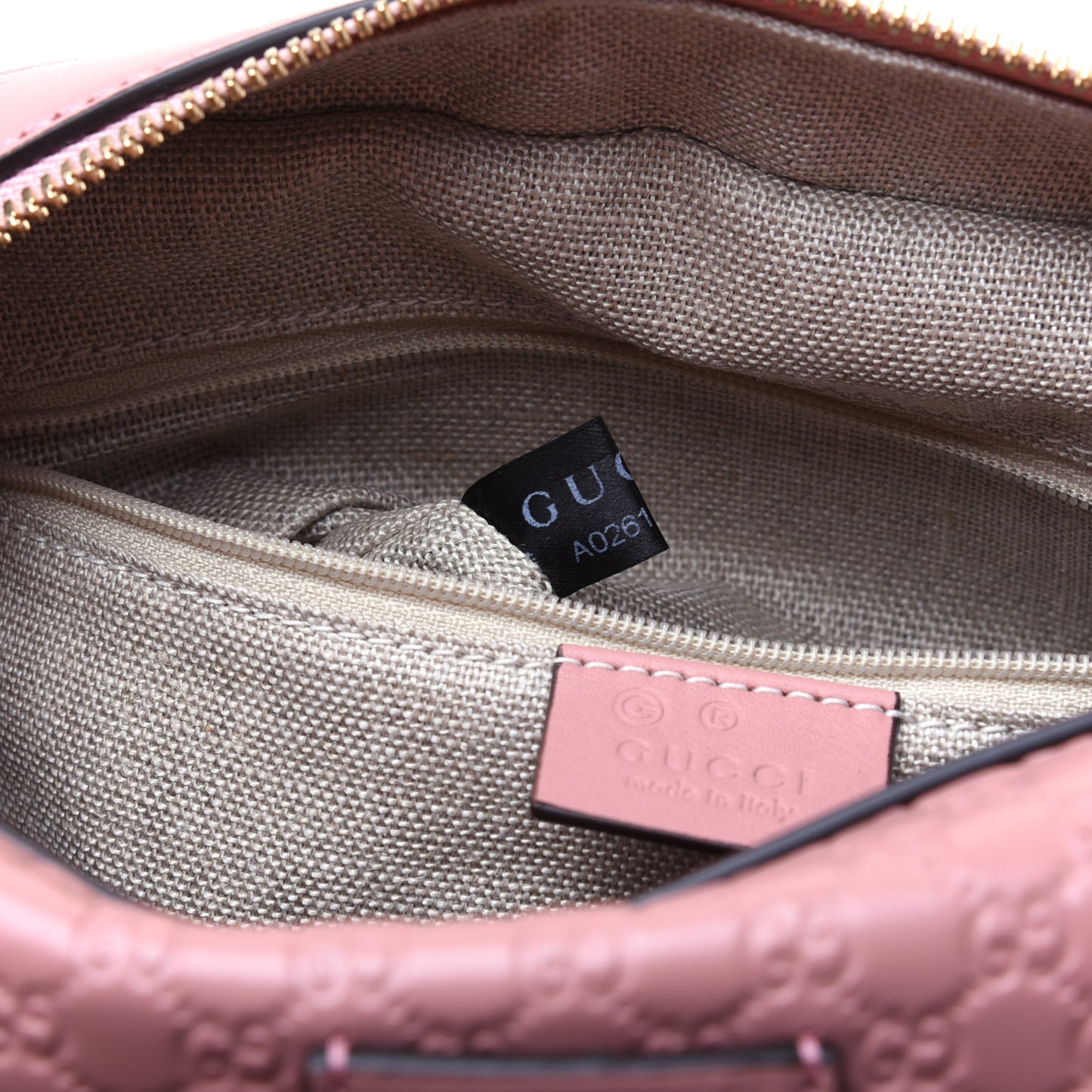Soft Microguccissima Medium Crossbody Bag Soft Pink