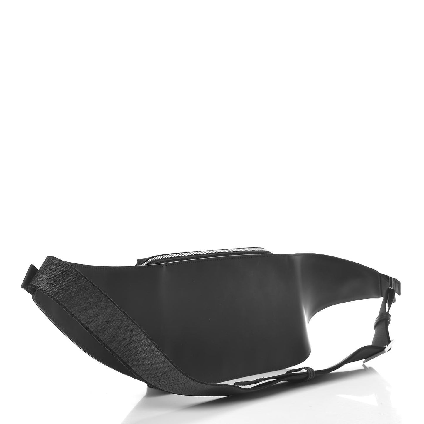 Cotton Canvas Calfskin Neo Lift Belt Bag Black