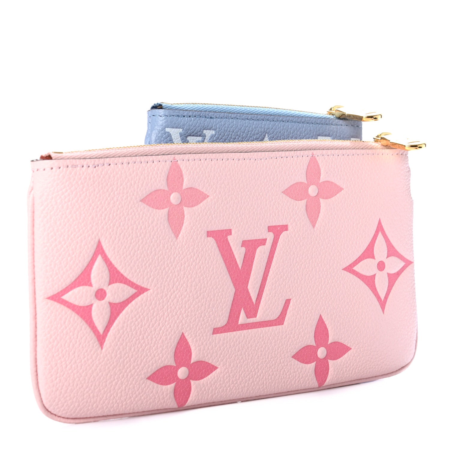 Louis Vuitton Empreinte Monogram Giant By The Pool Trio Pouch Rosebud Summer Blue Cream Saffron 2 of 7