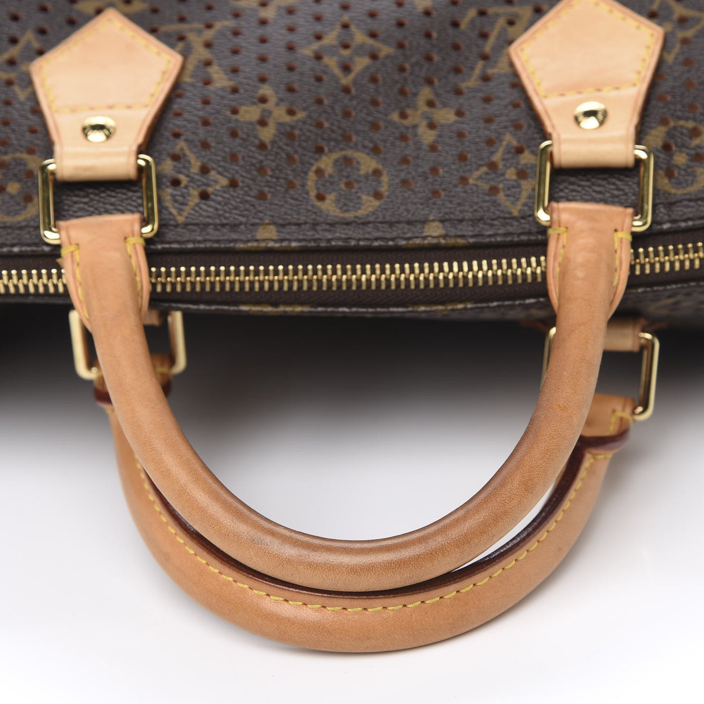Monogram Perforated Speedy 30 Orange