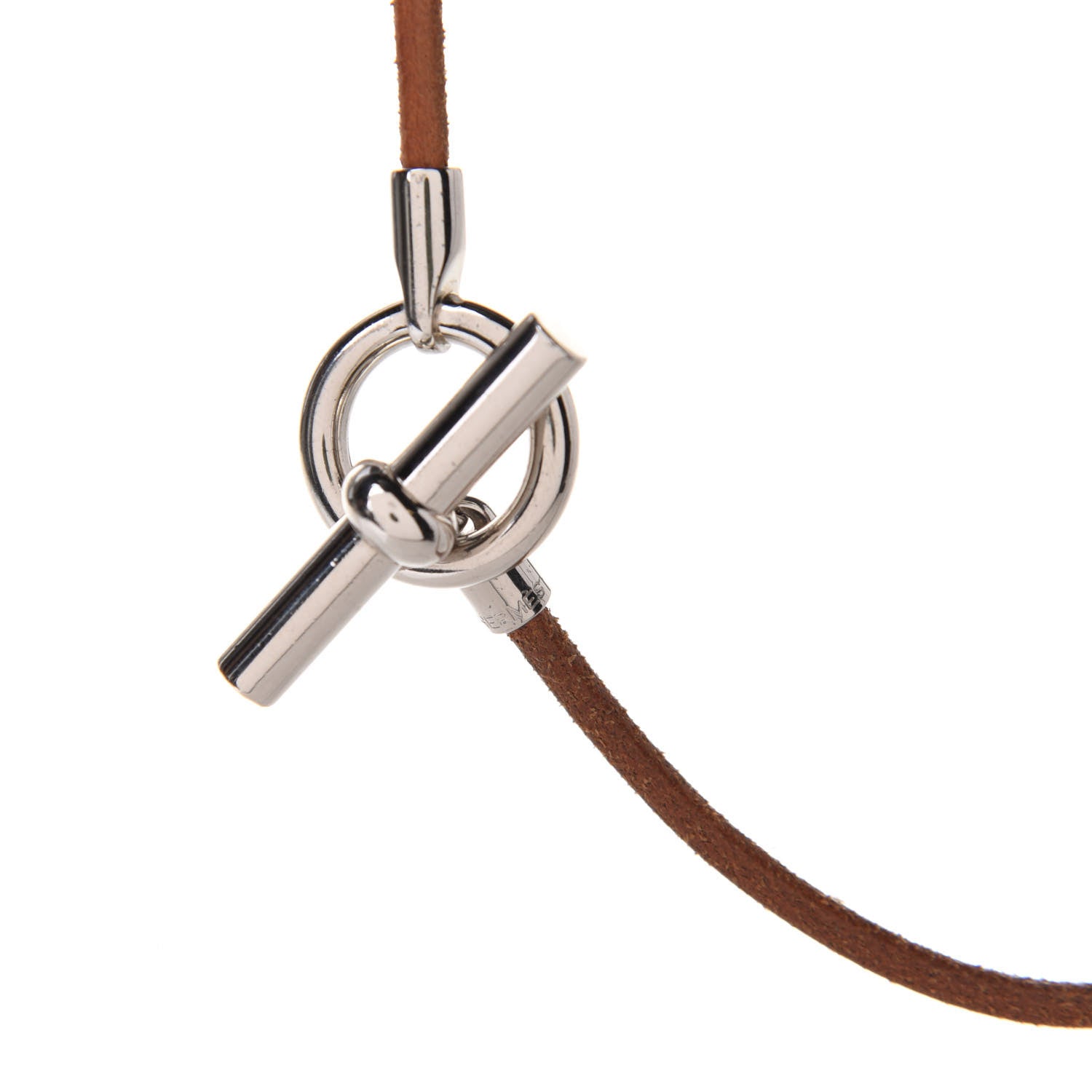 Hermes Natural Bridle Glenan Necklace Bouton 3 of 3