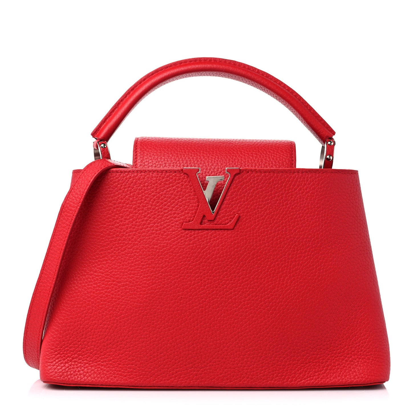 Taurillon Capucines PM Rubis