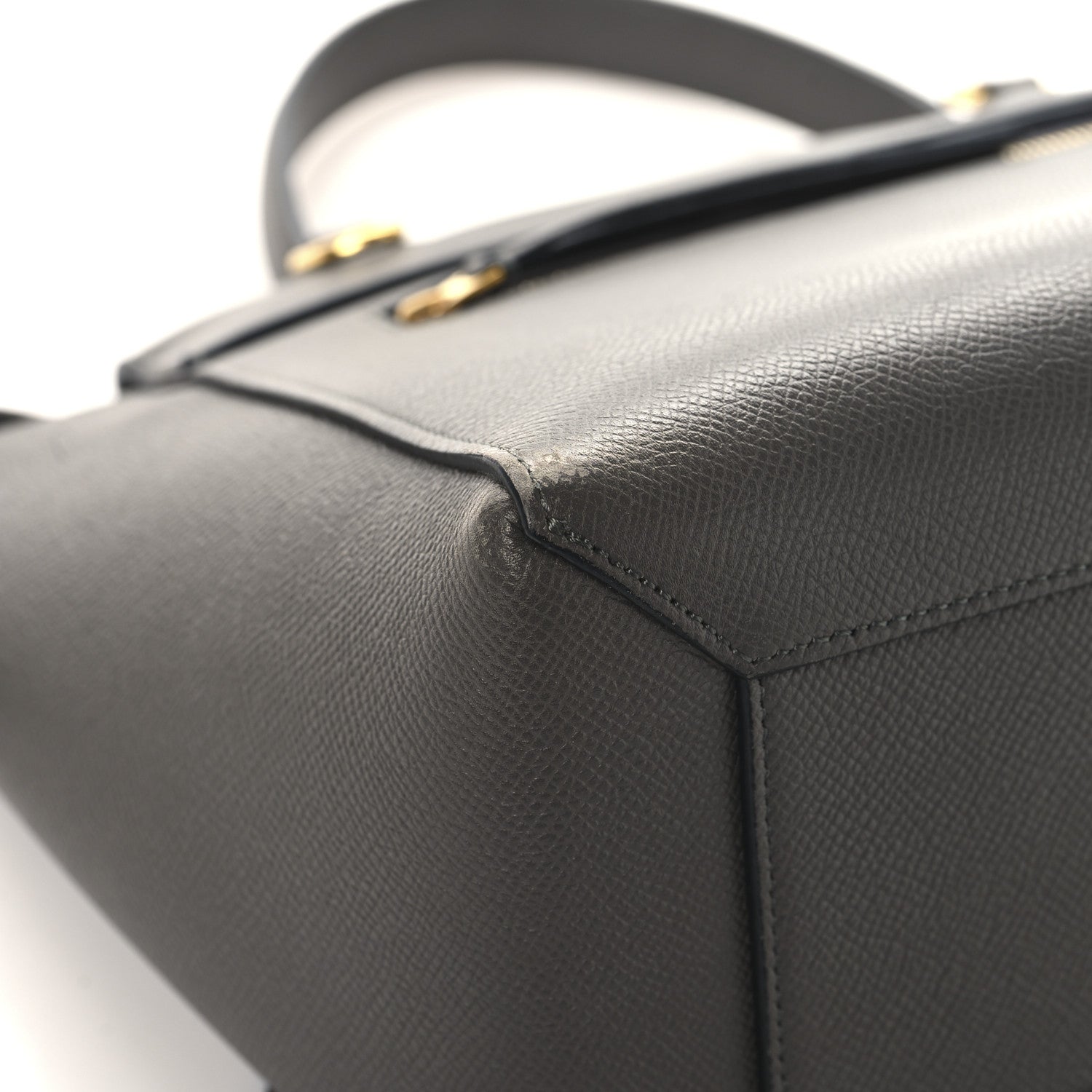 Celine Grained Calfskin Micro Belt Bag Grey 11 of 13