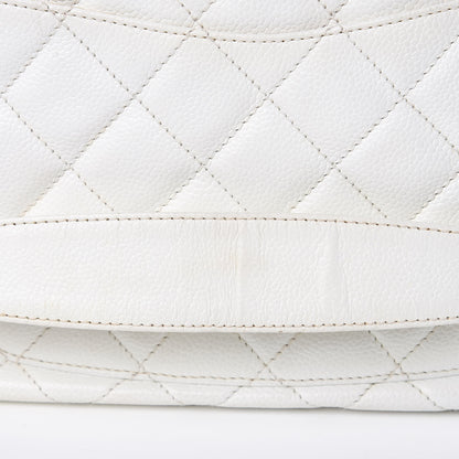 Chanel Caviar Quilted Hobo White 17 of 17