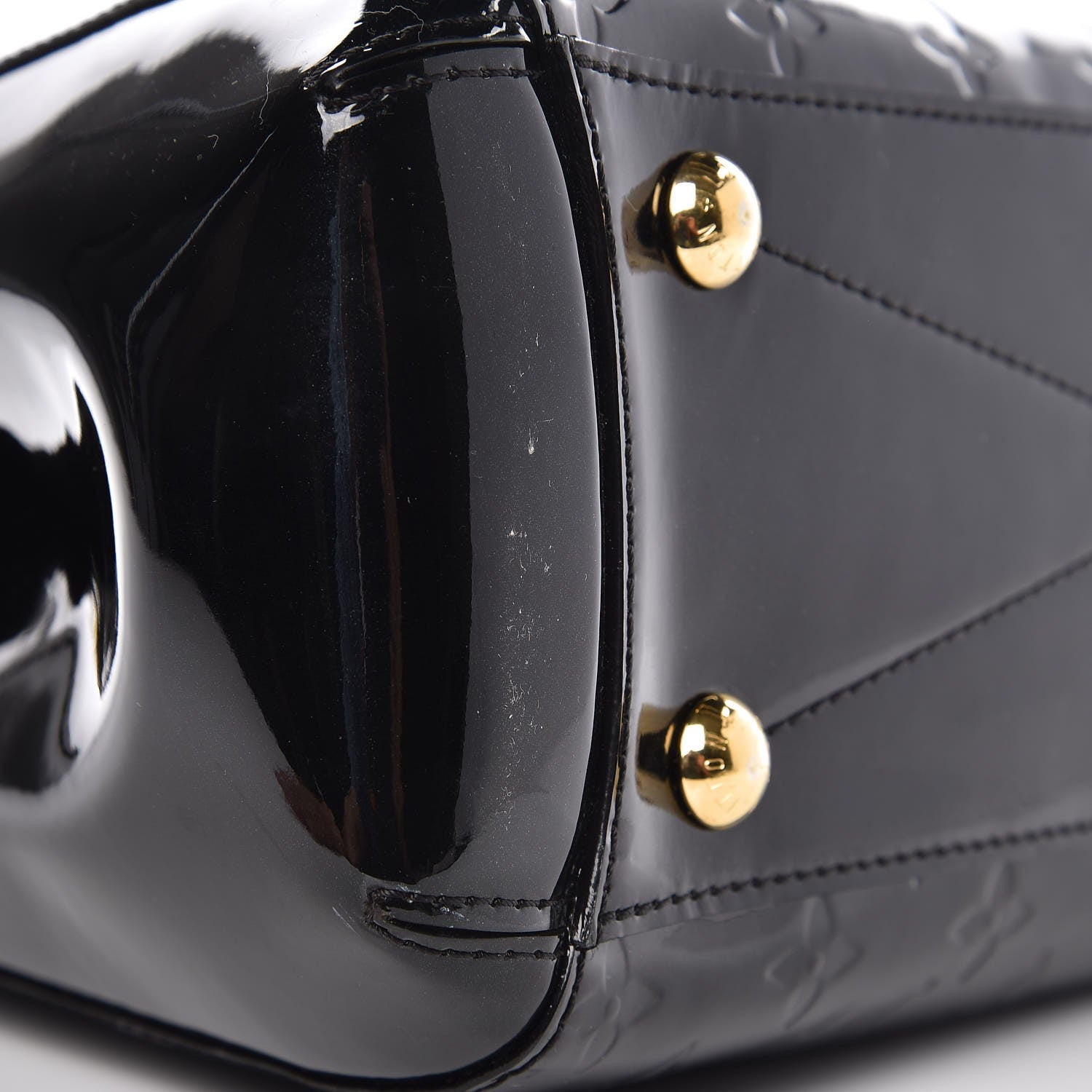 Louis Vuitton Vernis Montaigne MM Black 7 of 7