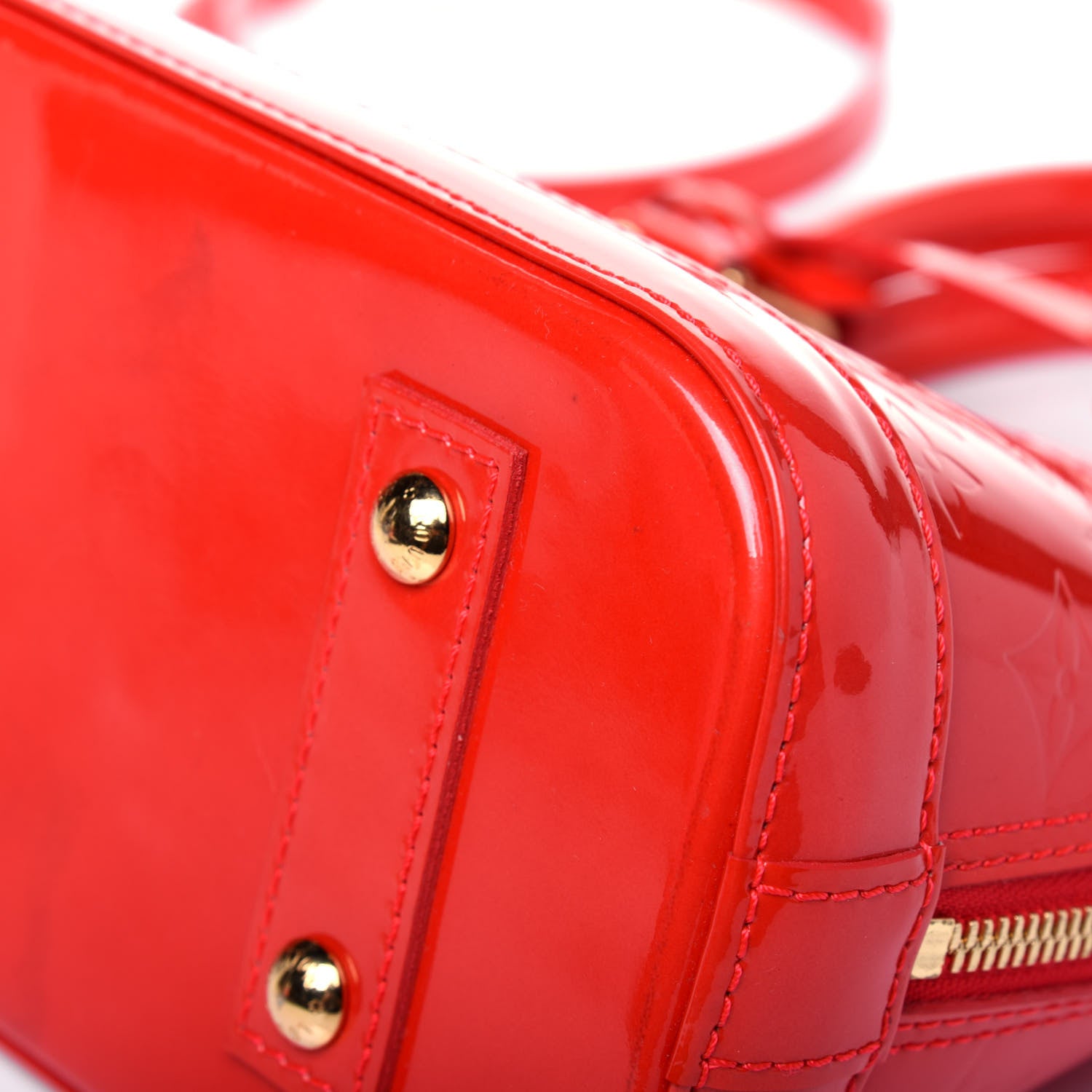 Louis Vuitton Vernis Alma BB Rouge Grenadine 11 of 21