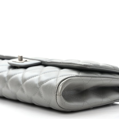 Chanel Lambskin Quilted Clutch With Chain Flap Grey 9 of 9