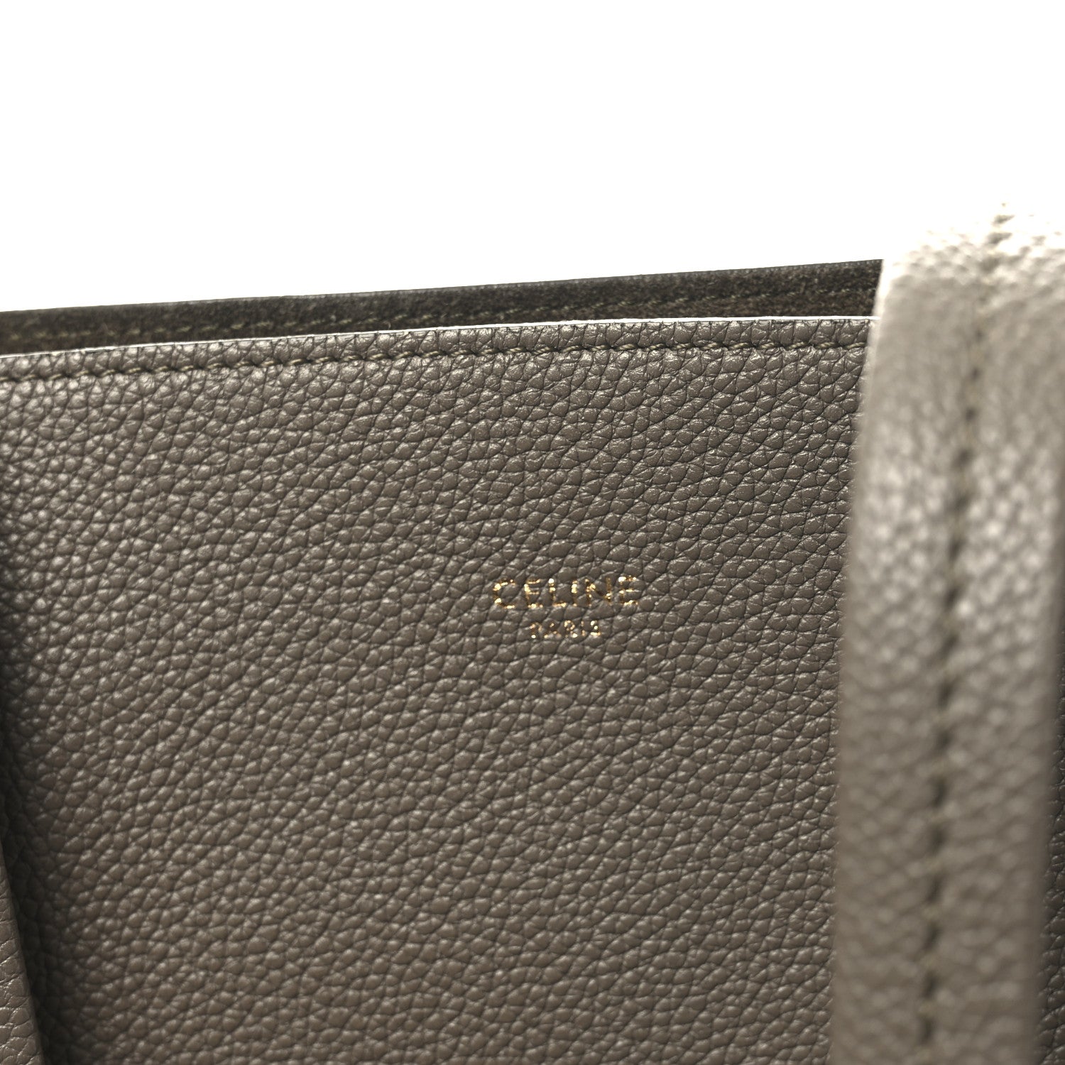 Celine Soft Grained Calfskin Small Belt Cabas Phantom Taupe 6 of 10