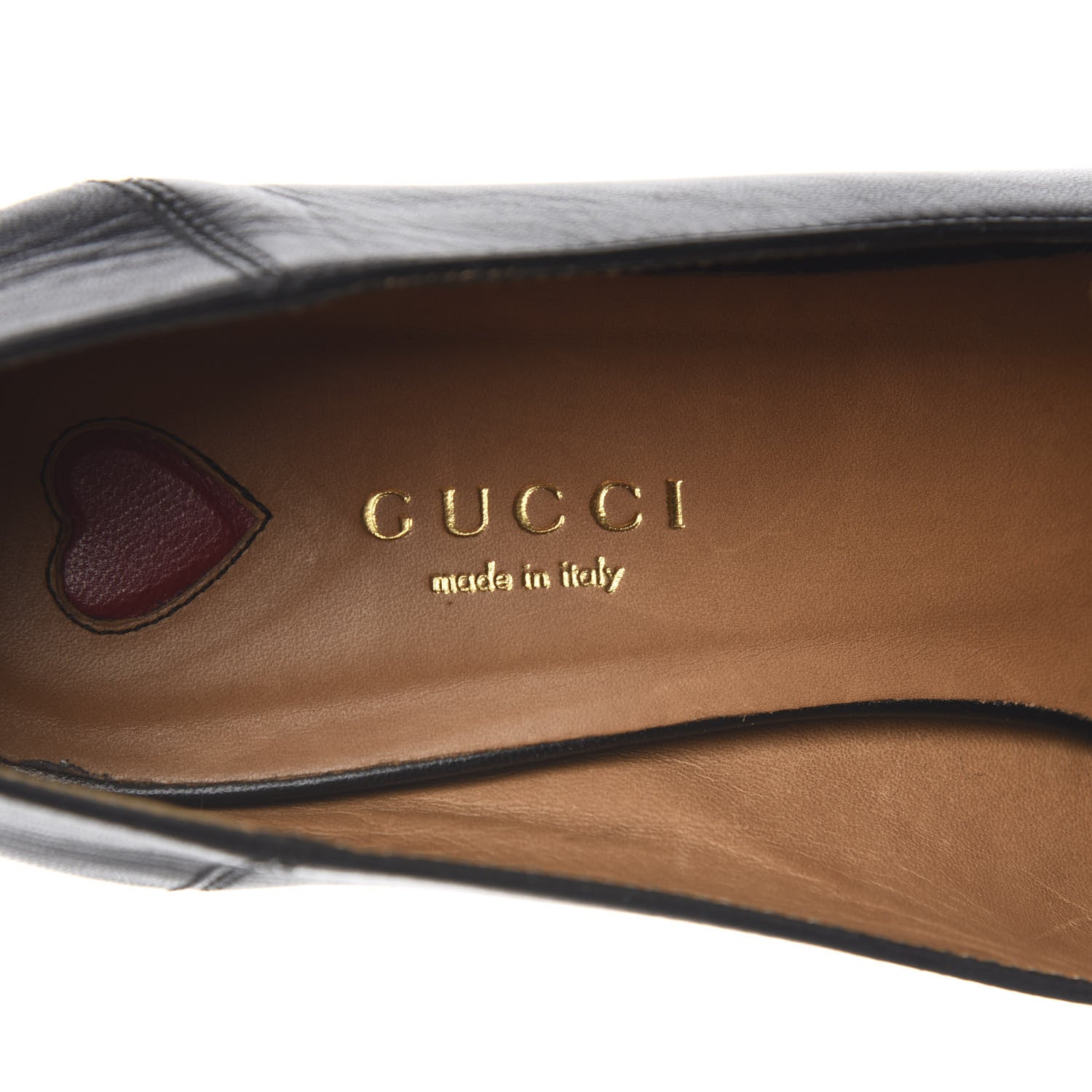 Gucci Malaga Kid Web Pearl Embellished Peyton 75mm Loafer Pumps 37 Black 10 of 13