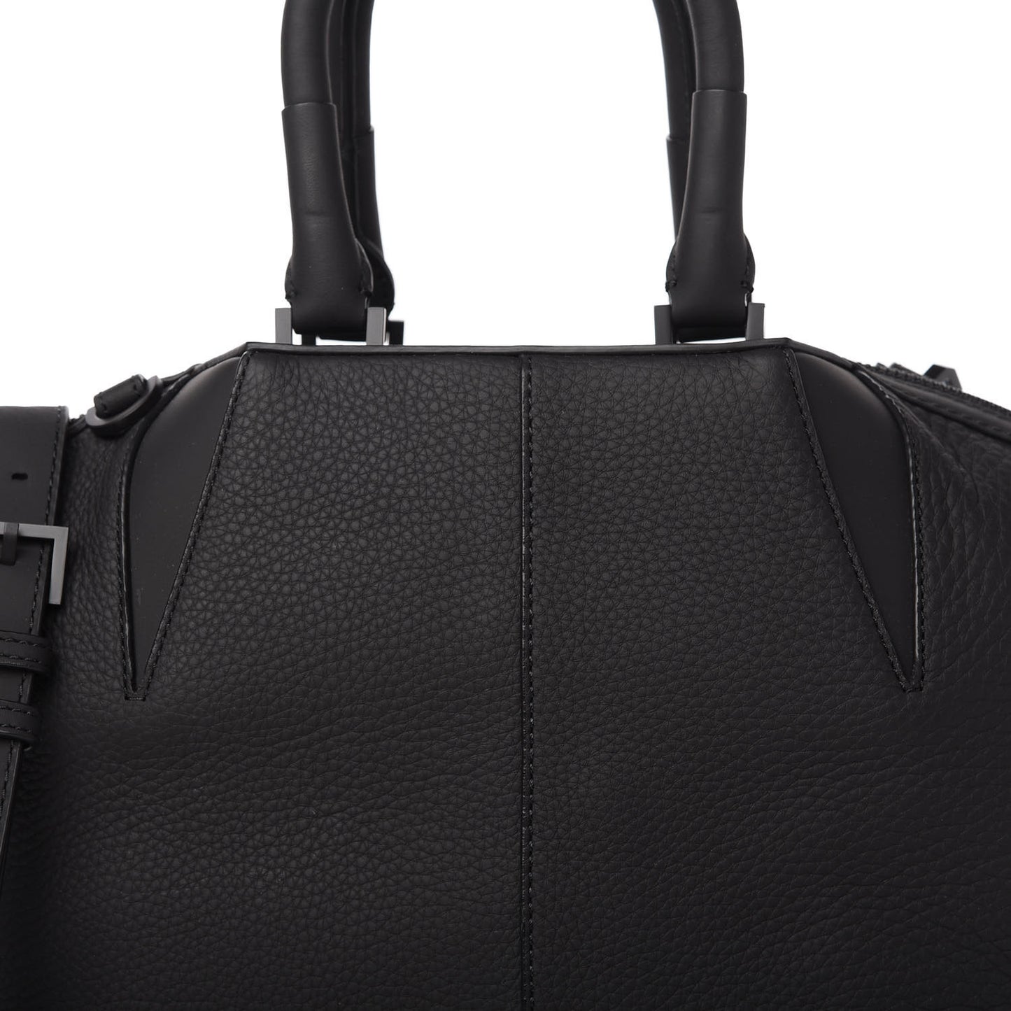 Pebbled Calfskin Emile Black