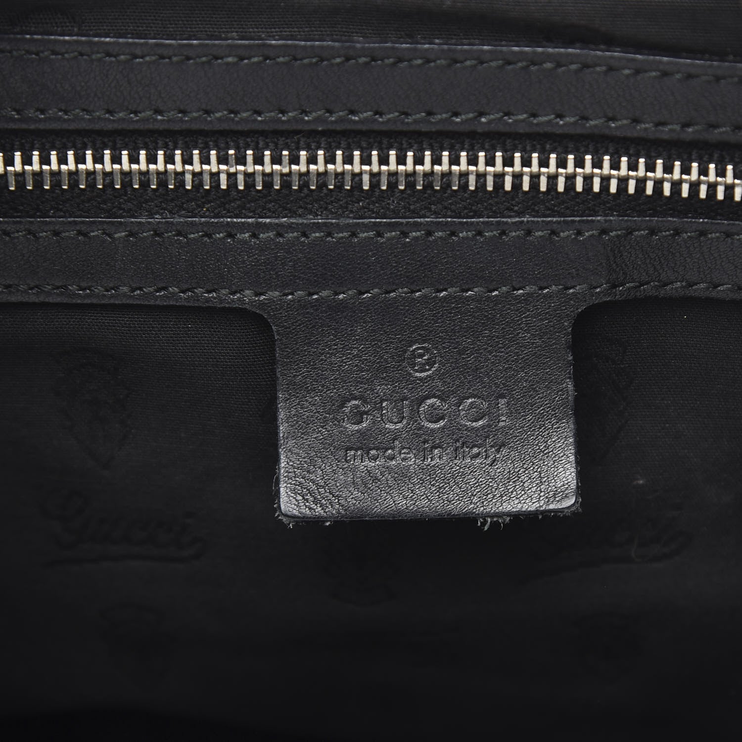Gucci Guccissima Medium GG Twins Hobo Black 6 of 14