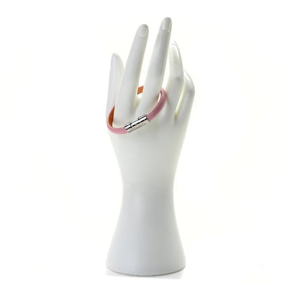 Louis Vuitton Calfskin Yummy LV Bracelet 17 Pink 2 of 5