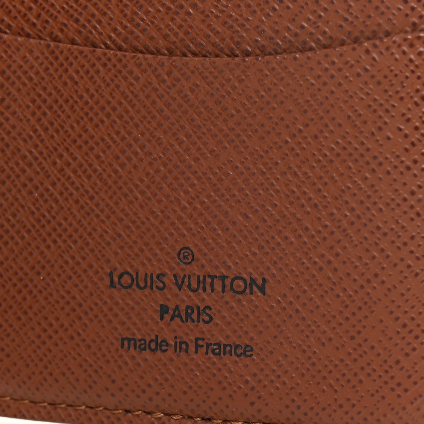 Monogram Pocket Organizer Card Holder