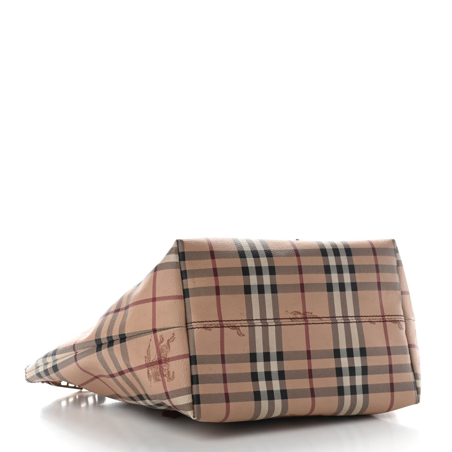 Burberry Haymarket Check Small Salisbury Tote Military Red 3 of 8