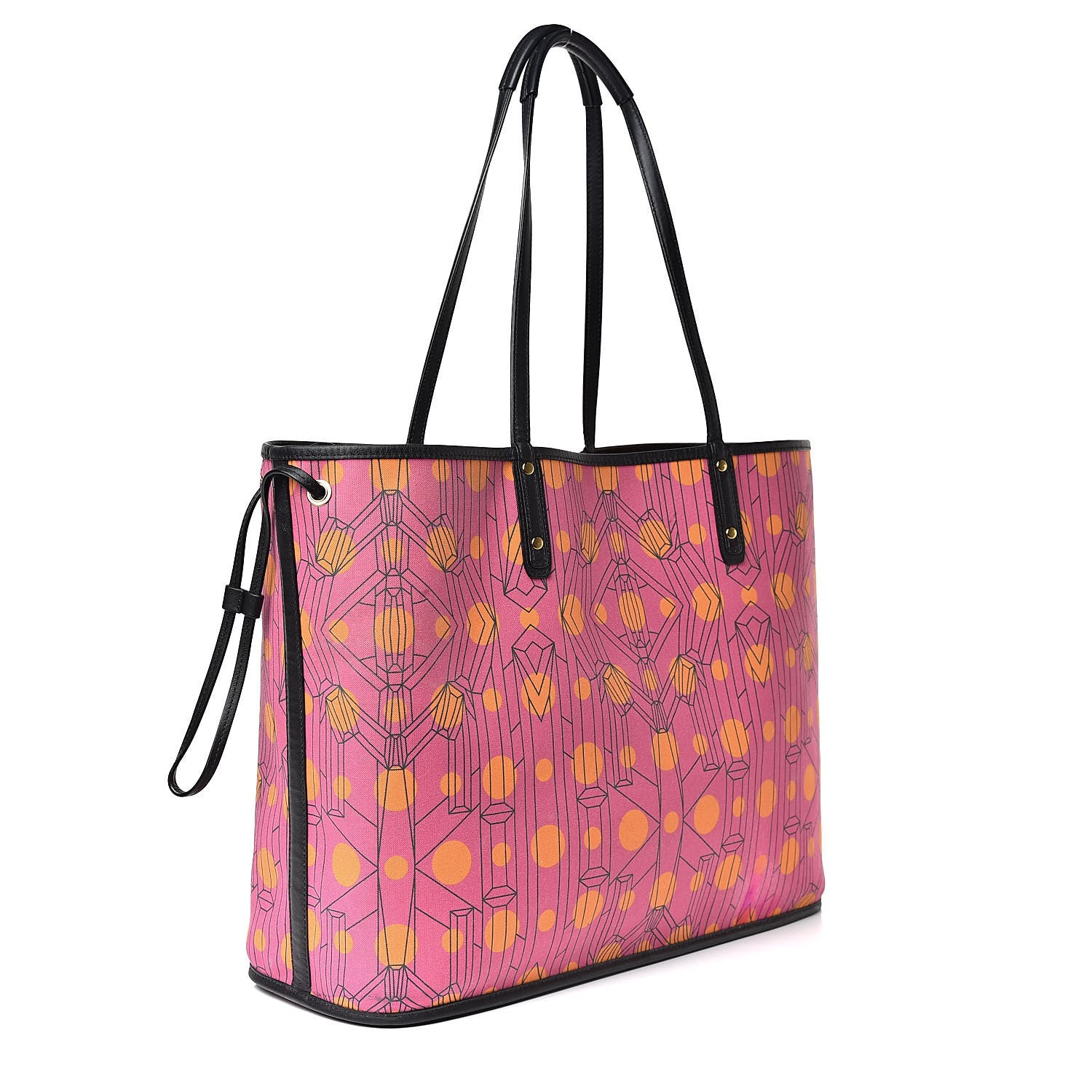 MCM Visetos Large Project Reversible Shopper Tote Cognac 5 of 28