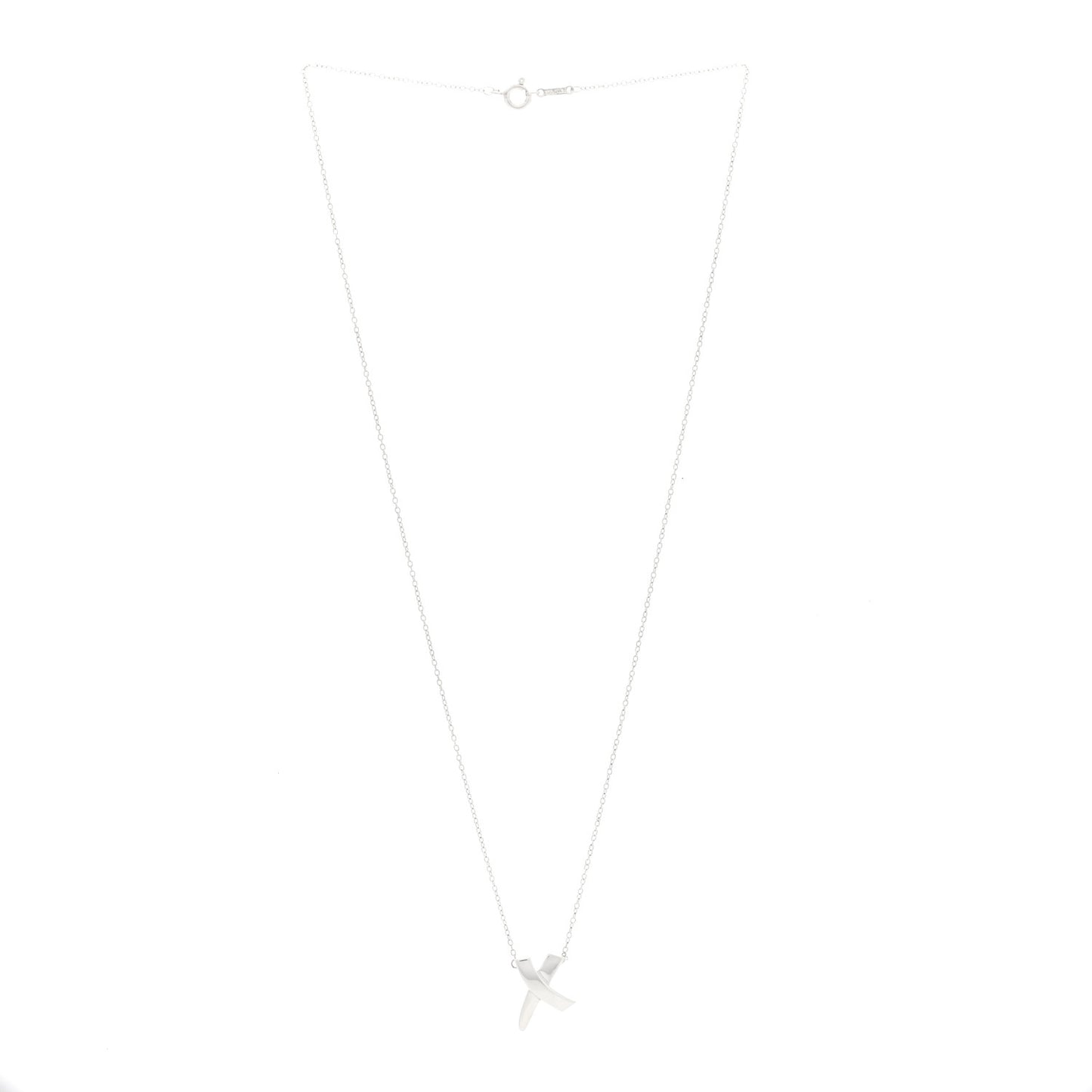 Sterling Silver Paloma Picasso Graffiti X Pendant Necklace