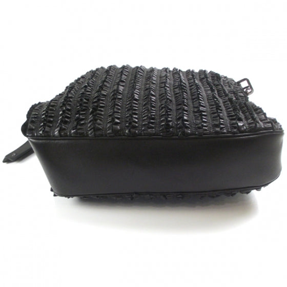 Burberry Ruched Ribbon Tote Black 4 of 9