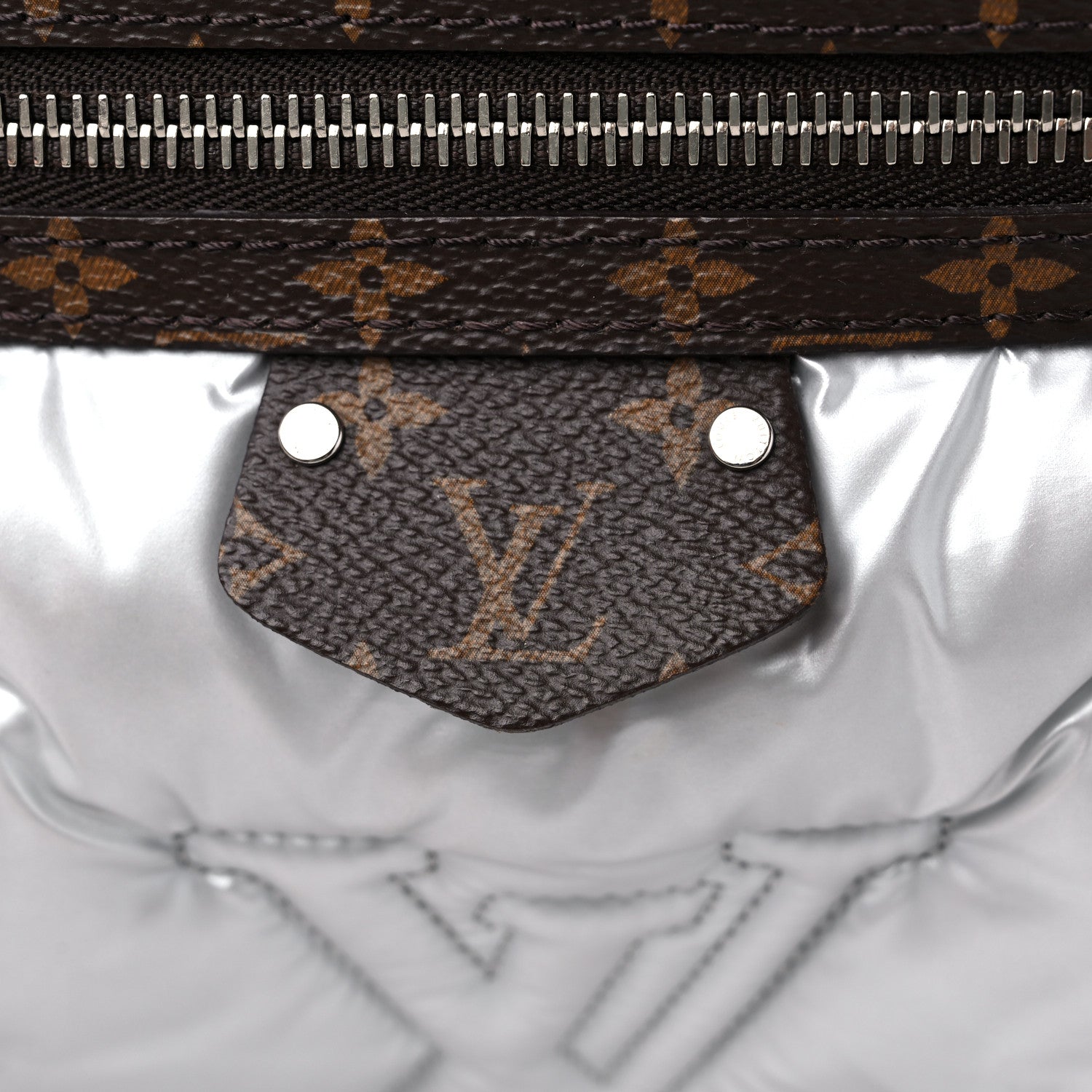 Louis Vuitton Econyl Monogram Pillow BumBag Silver 9 of 10