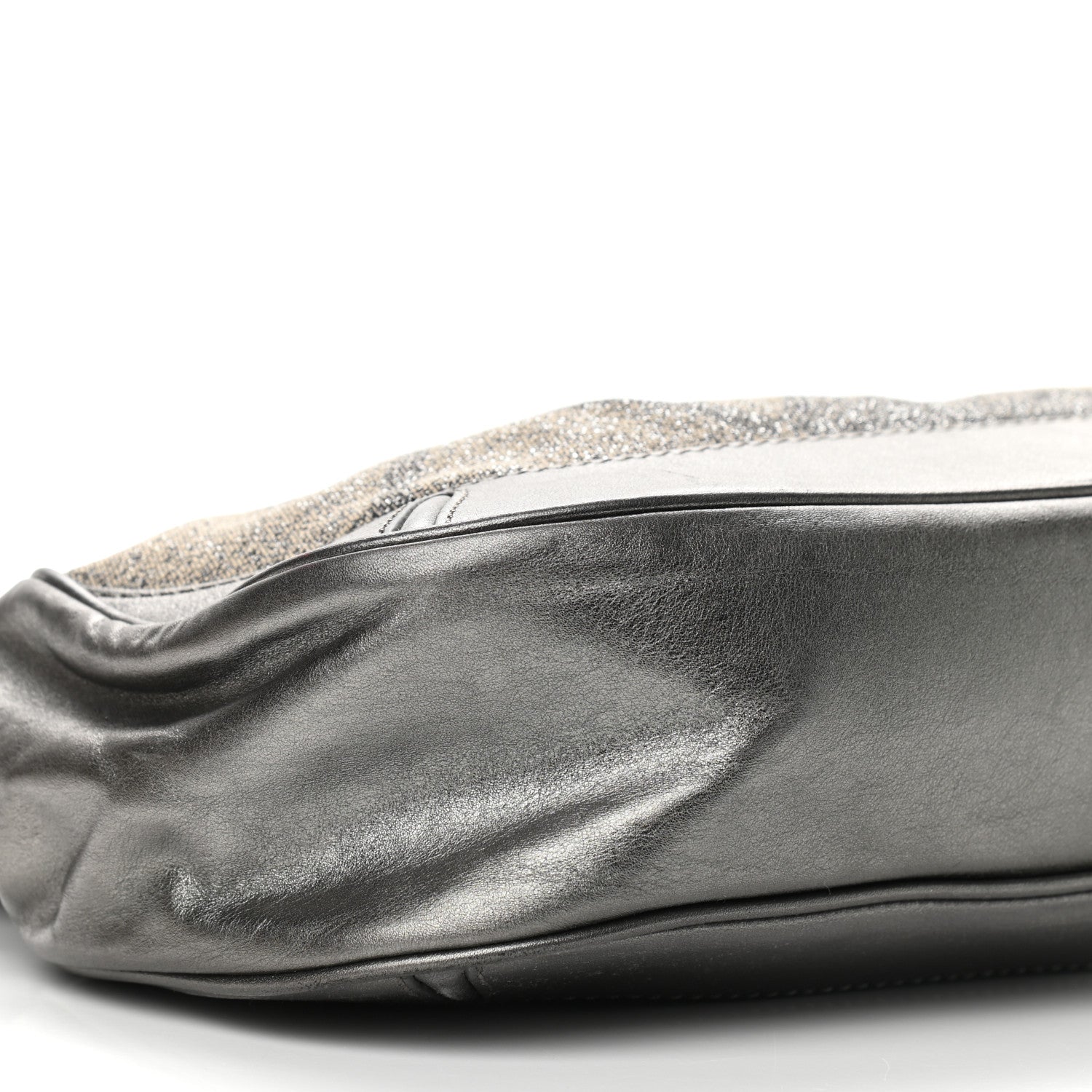 Burberry Shimmer Check Fairby Hobo Pewter 1 of 11