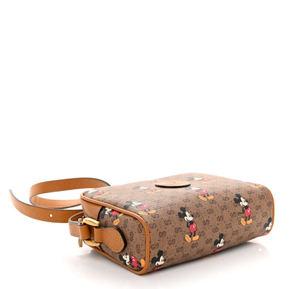 Gucci X DISNEY Mini Vintage GG Supreme Monogram Mickey Mouse Shoulder Bag Beige Vintage Sun Oil 4 of 9