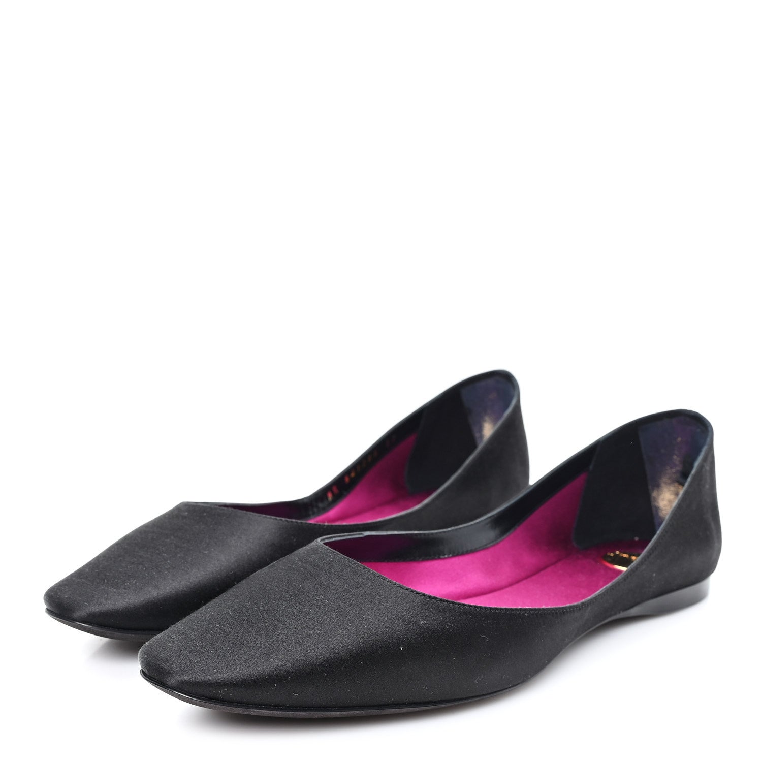 Saint Laurent Raso Regale Ballerina Flats 37 Nero 4 of 10