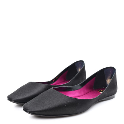 Saint Laurent Raso Regale Ballerina Flats 37 Nero 4 of 10