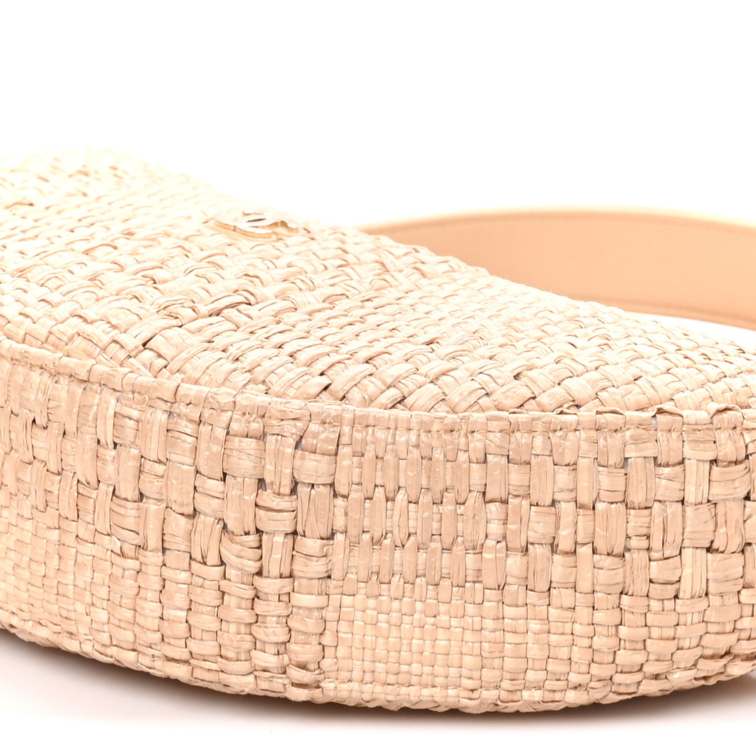 Chanel Raffia Other Shape With Chain Beige 10 of 11
