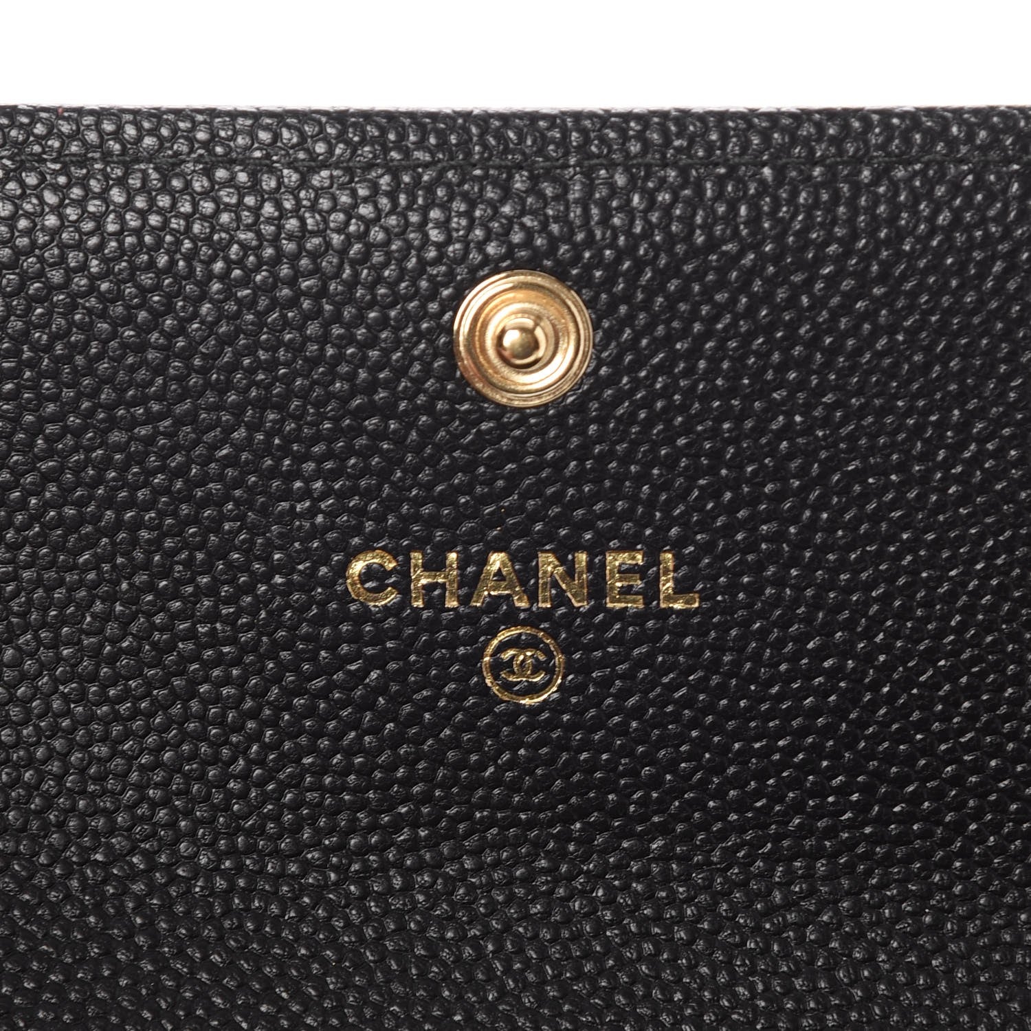Chanel Caviar Quilted Medium Boy Flap Wallet Black 6 of 10