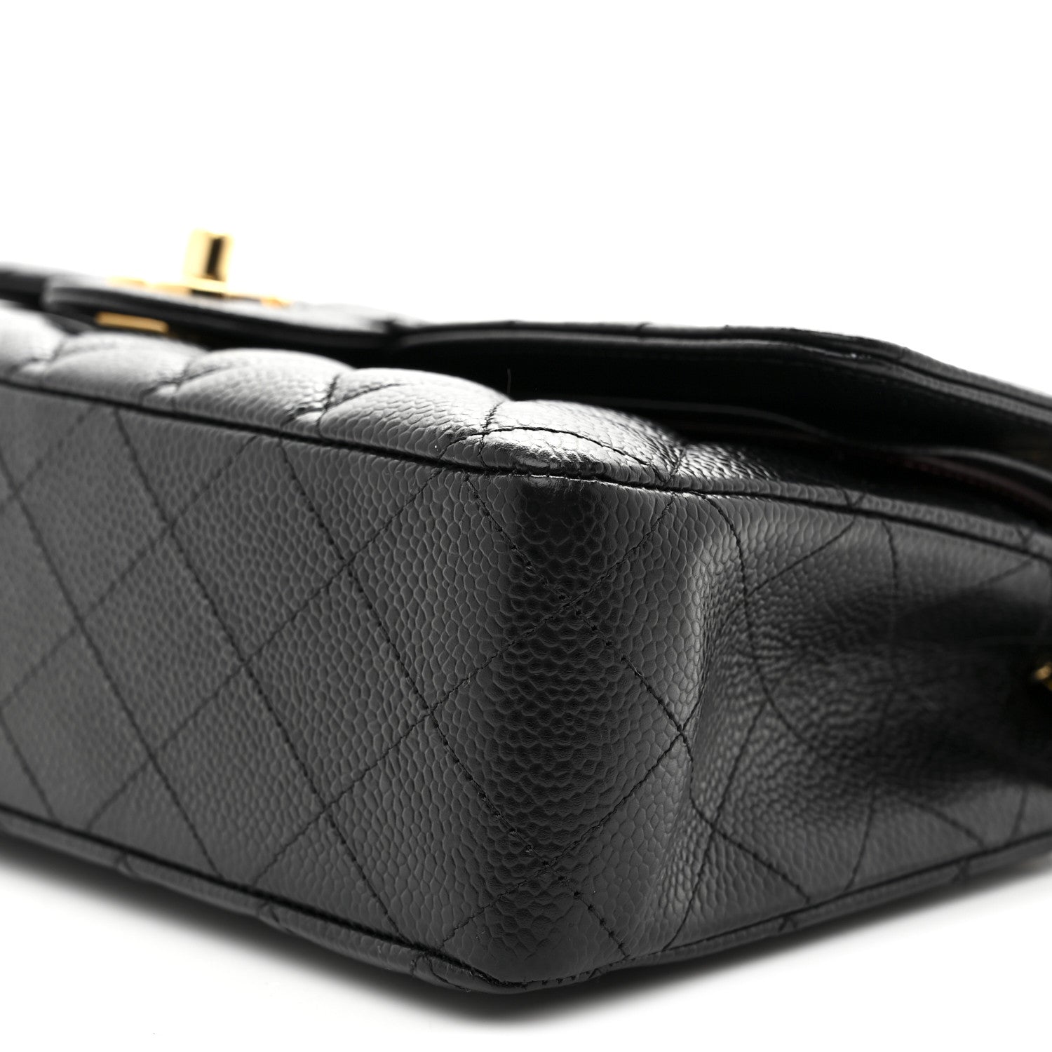 Chanel Caviar Quilted Medium Double Flap Black 10 of 11