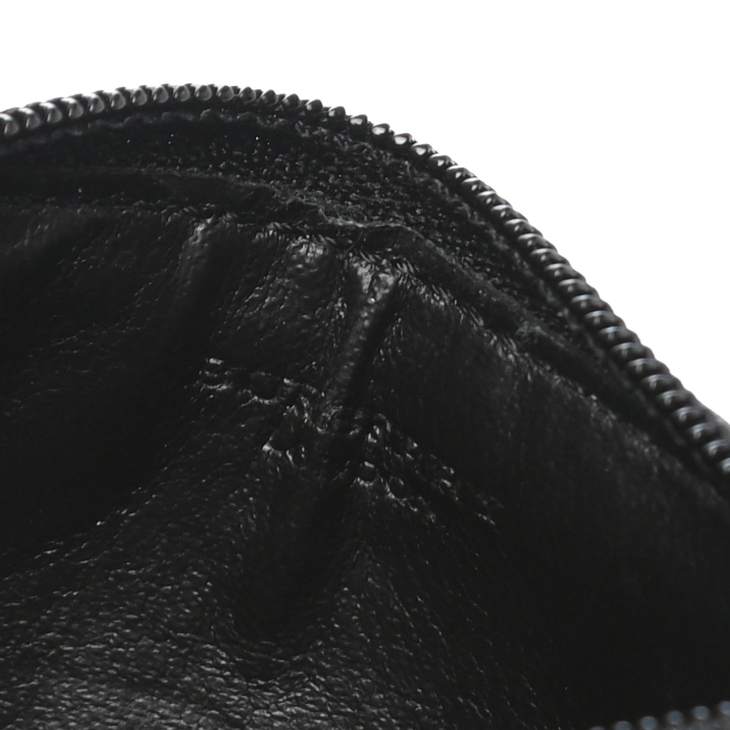 House Check Key Coin Case Black