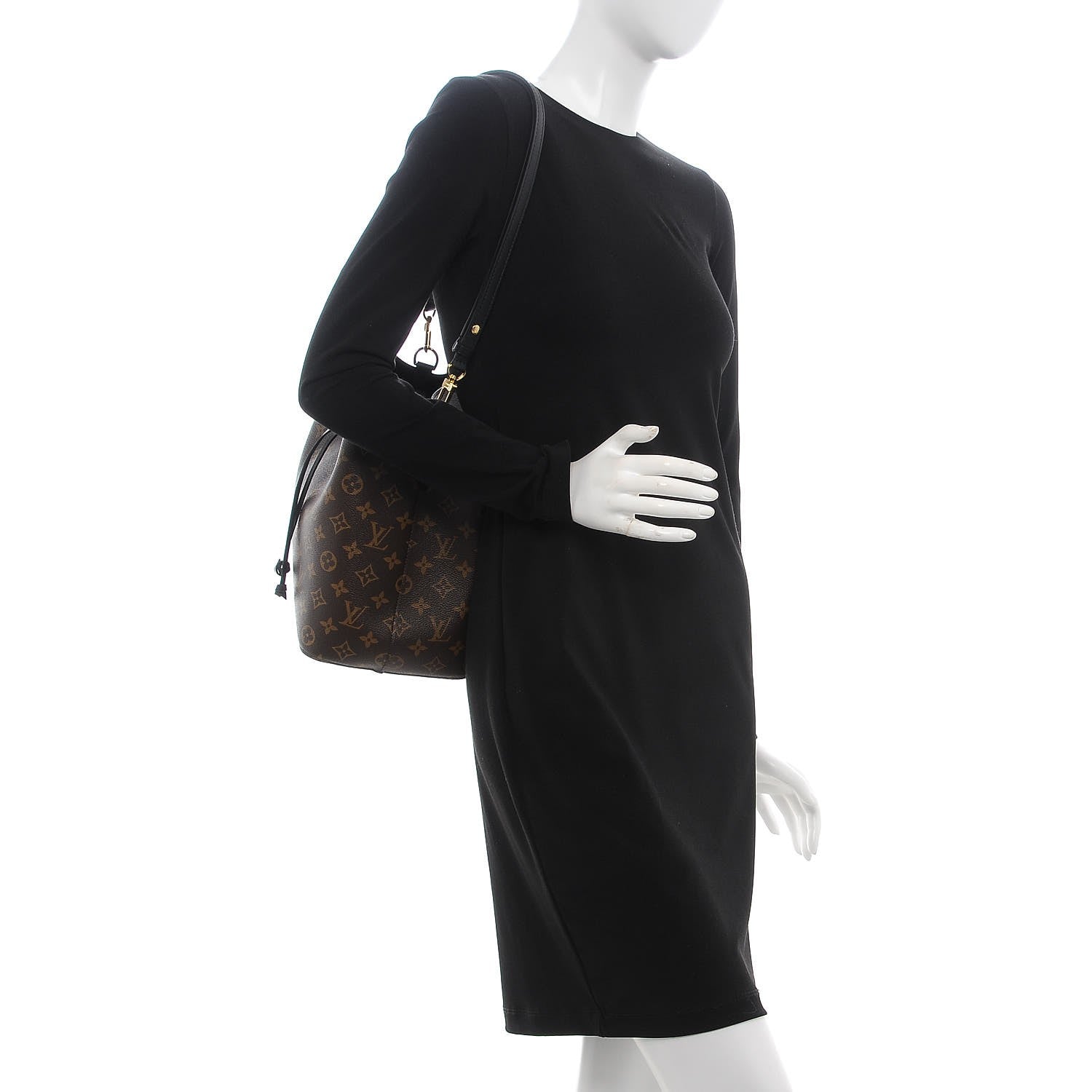 Louis Vuitton Monogram Neonoe MM Black 2 of 7