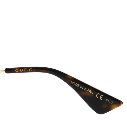 Gucci Web Aviator Sunglasses GG0062S Green Red 6 of 9