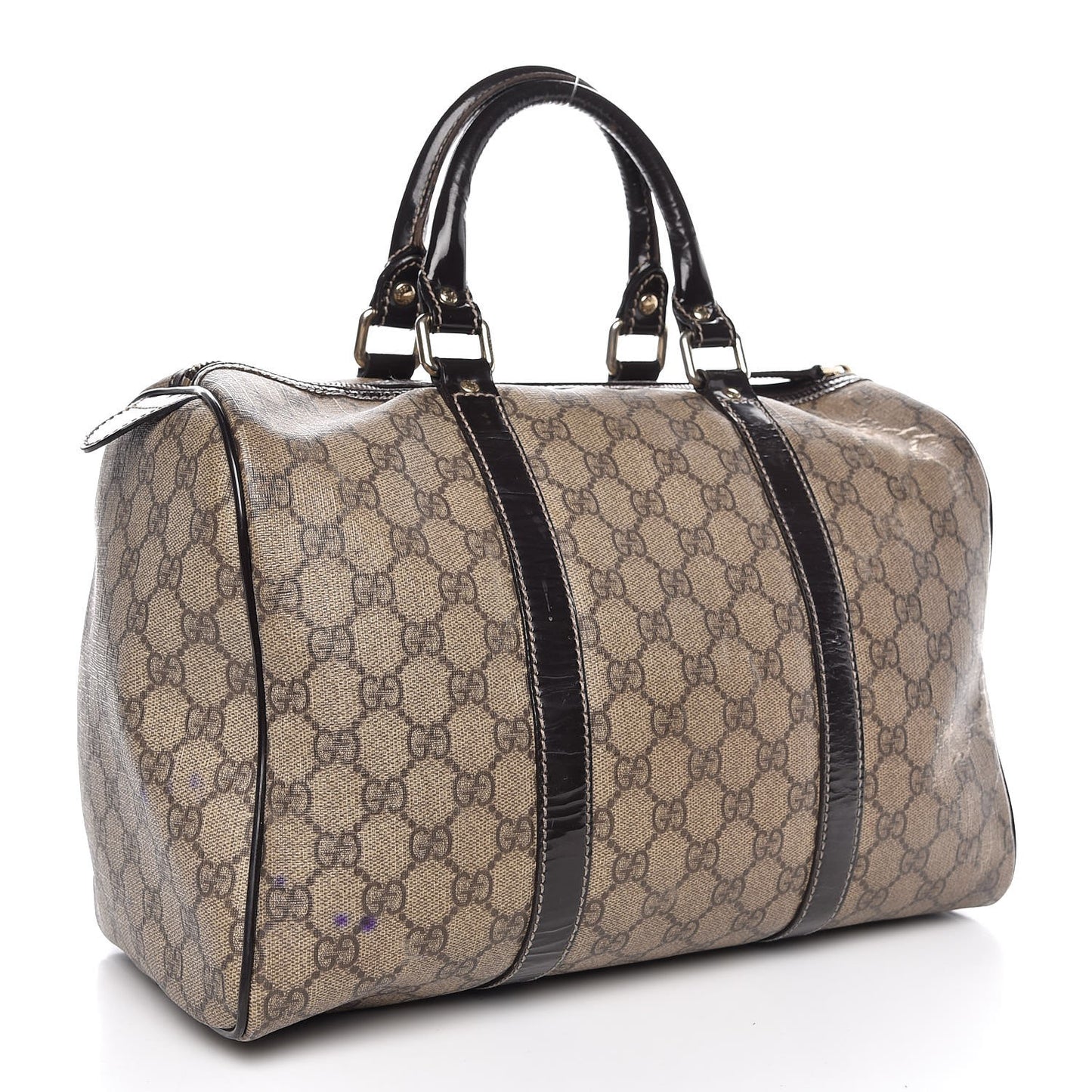 GG Plus Monogram Medium Joy Boston Dark Brown