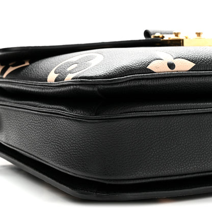 Louis Vuitton Empreinte Monogram Giant Pochette Metis Black Beige 8 of 9