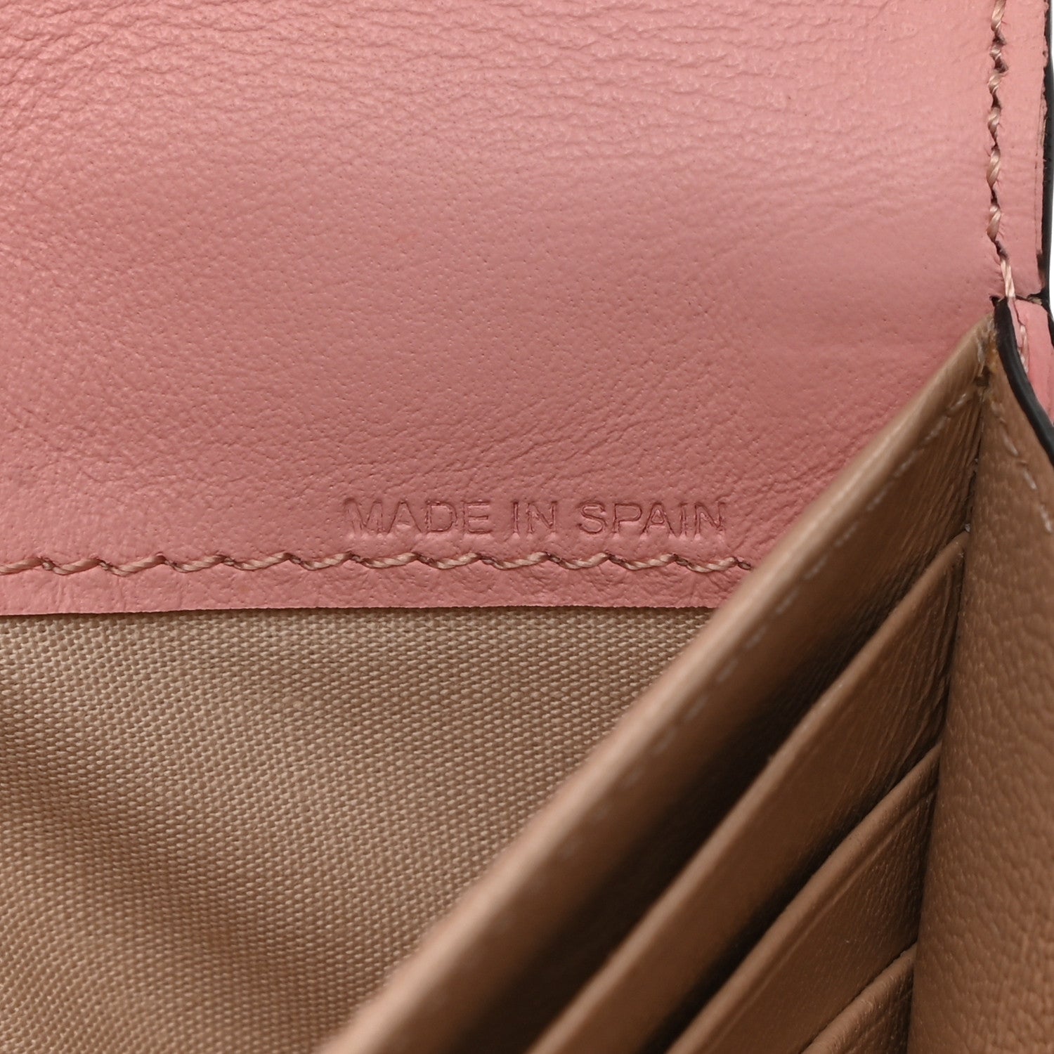 Chloe Calfskin Georgia Flap Wallet Washed Pink 7 of 9