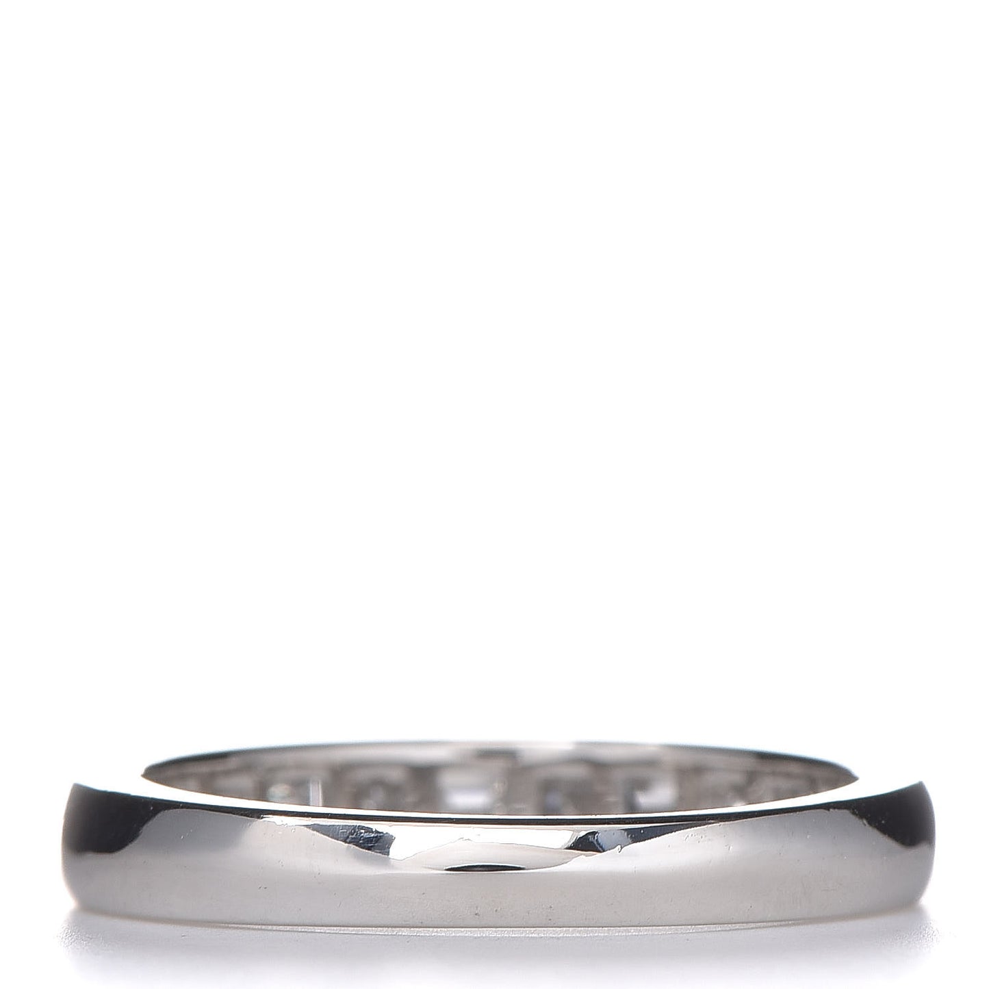 Platinum Diamond 3mm Channel-Set Band Ring 56 7.75