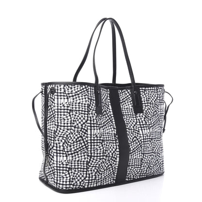 MCM Visetos Large Liz Reversible Shopper Tote Black 5 of 13