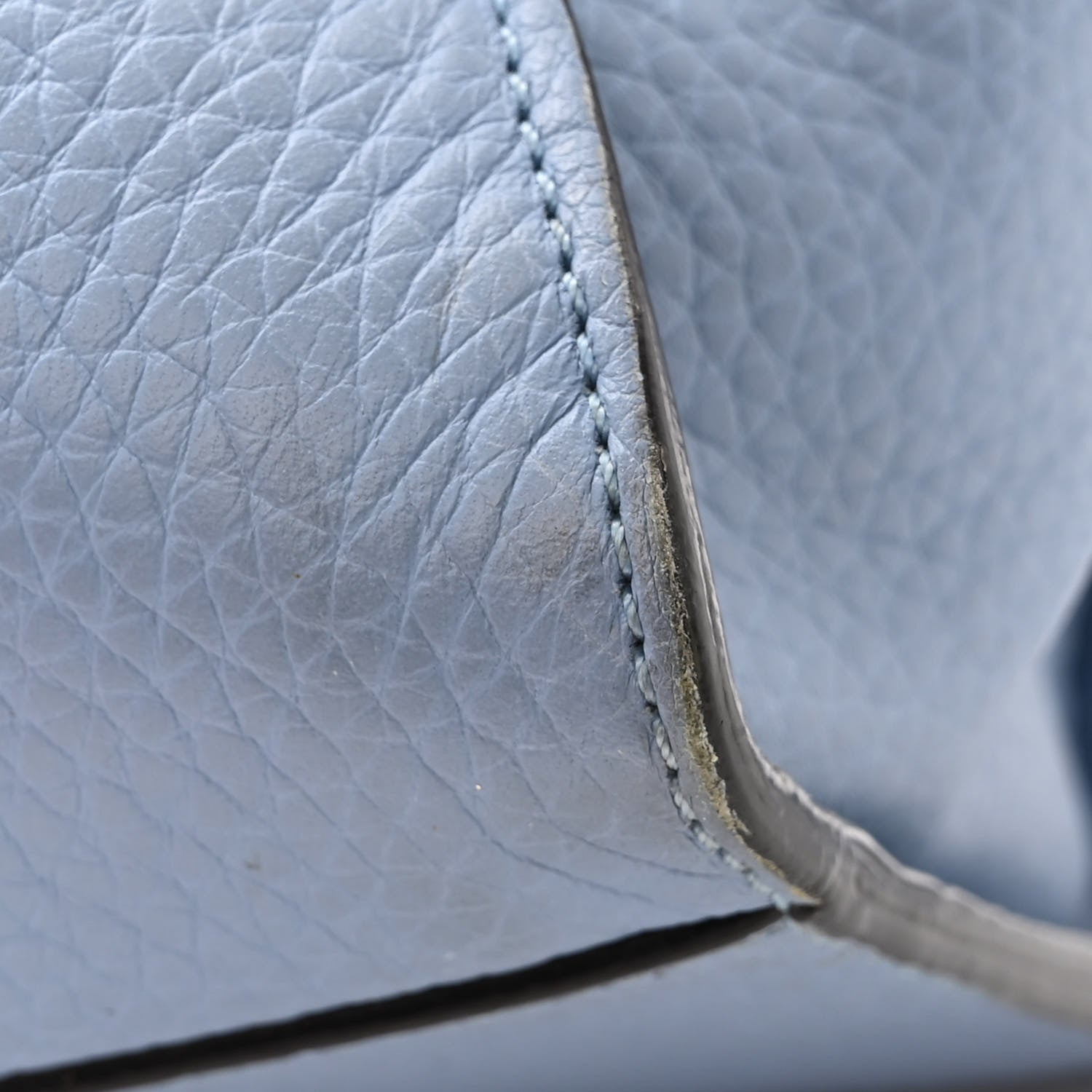 Mulberry Heavy Grain Small Iris Tote Blue 13 of 15
