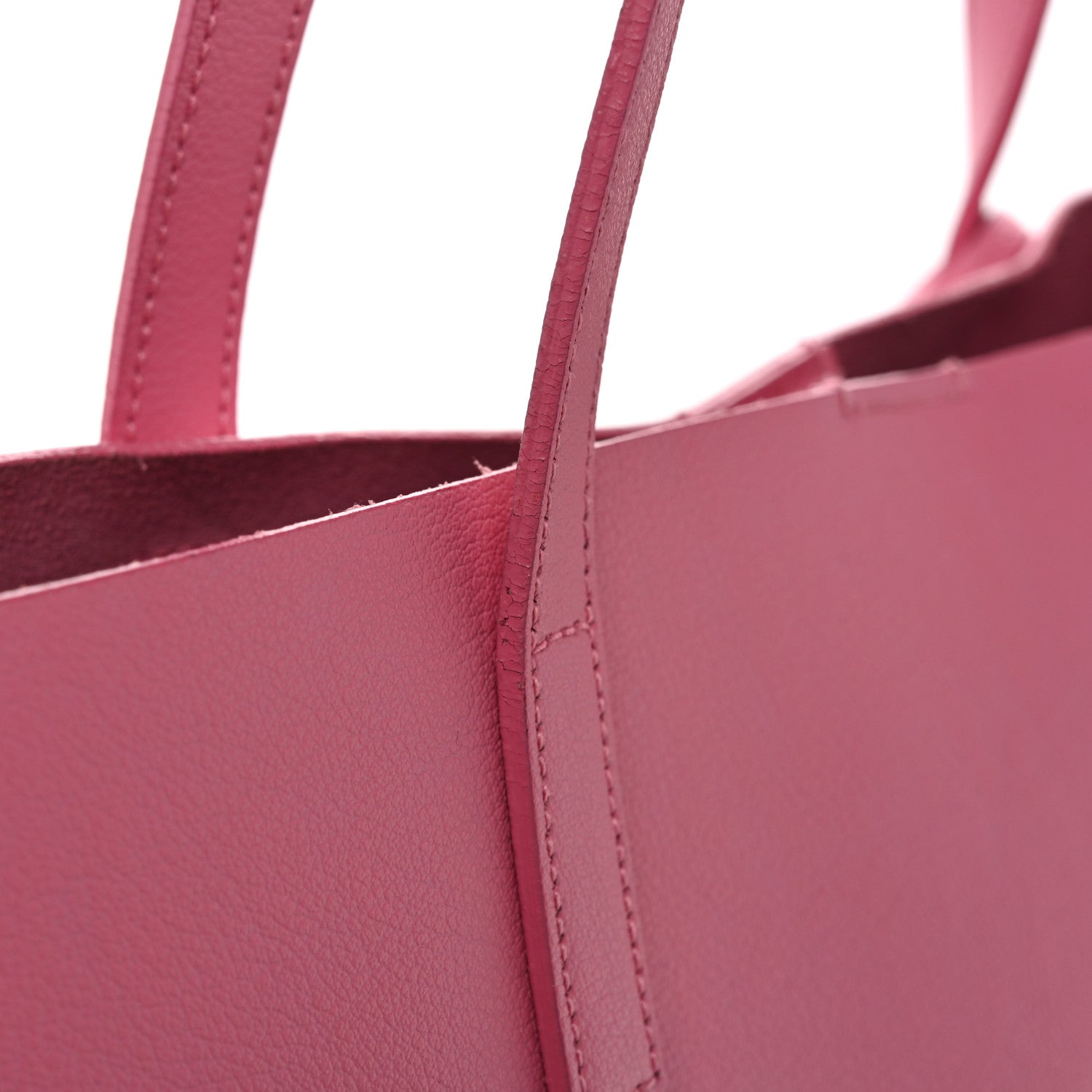 Saint Laurent Calfskin Large Shopping Tote Pale Rose 11 of 13