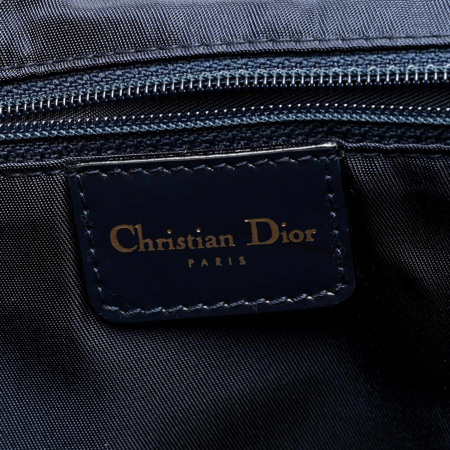 Christian Dior Denim Frayed Malice Shoulder Bag Blue 6 of 9